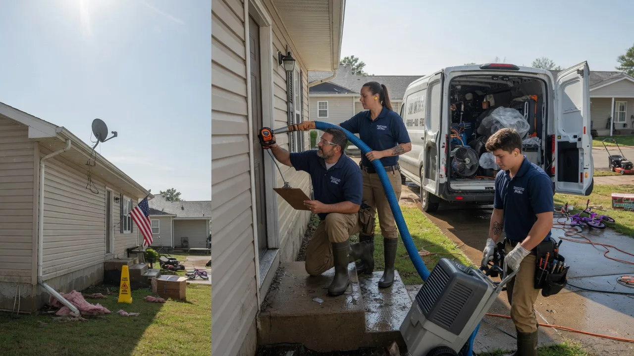 Ceiling Water Damage Restoration in Stamford, TX near me